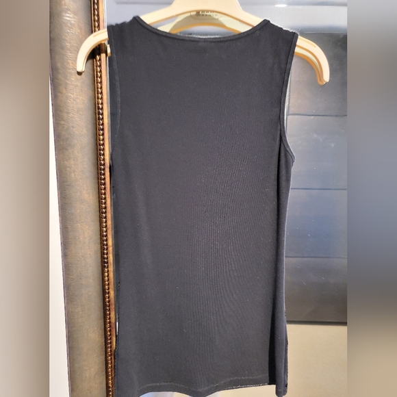 *2 for $8 Deals* Essentials Womens Sequin Tank Top - Picture 3 of 5